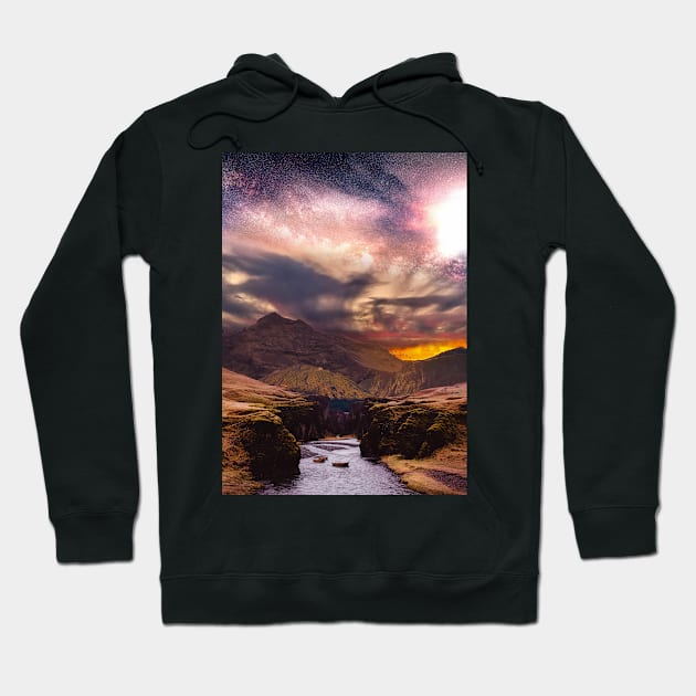 Sunny Mountains Hoodie by Shaheen01